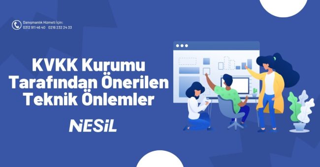 kişisel verileri koruma Kurumu Tarafından Önerilen Teknik Önlemler