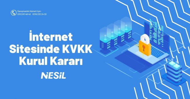 İnternet Sitesinde KVKK Kurul Kararı