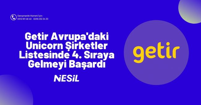 Getir Avrupa’daki Unicorn Şirketler Listesinde 4. sıraya Gelmeyi Başardı