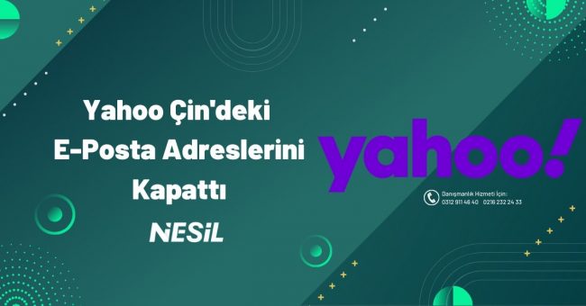 Yahoo Çin’deki e-posta Adreslerini Kapattı