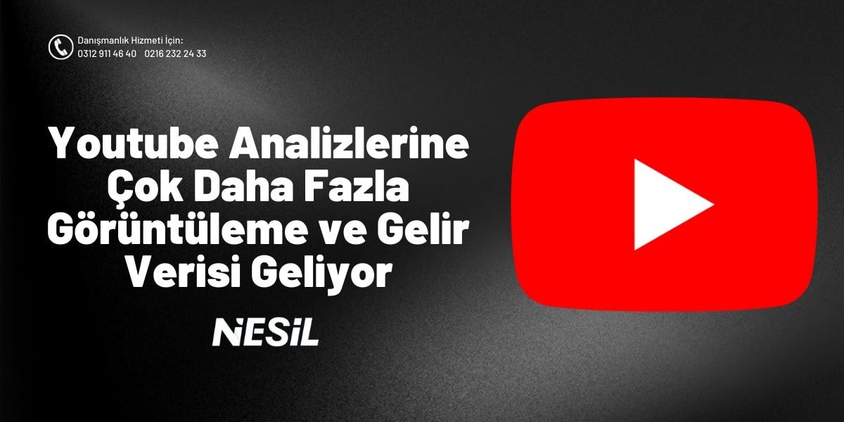YouTube Analizlerine Çok Daha Fazla Görüntüleme Ve Gelir Verisi Geliyor YouTube Analizlerine Çok Daha Fazla Görüntüleme Ve Gelir Verisi Geliyor