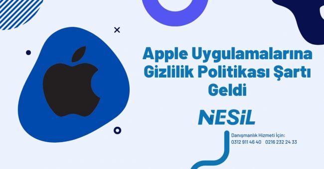 Apple Uygulamalarına Gizlilik Politikası Şartı Geldi