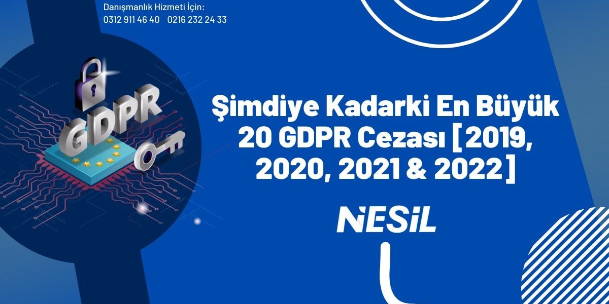 Şimdiye Kadarki En Büyük 20 GDPR Cezası [2019, 2020, 2021 & 2022]