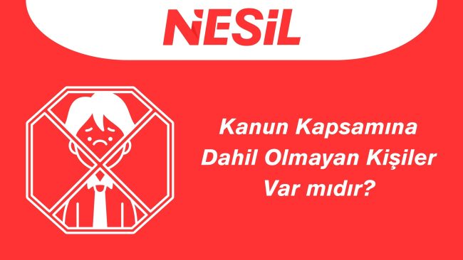 Kanun, veri işleme faaliyetlerinde bulunan kişiler açısından gerçek ve tüzel kişi ayrımı yapmaz. Yani, veri işleyen gerçek kişiler kadar tüzel kişiler de veri sorumlusu veya veri işleyen sıfatıyla kanunun yükümlülüklerine tabi tutulabilir. Ancak, bir veri işleme faaliyeti gerçekleştirilirken veri kayıt sisteminin bir parçası olarak görülmeyen ve veri kayıt sisteminde yer almayan veri işleyenler, bu Kanunun kapsamı dışında tutulur.