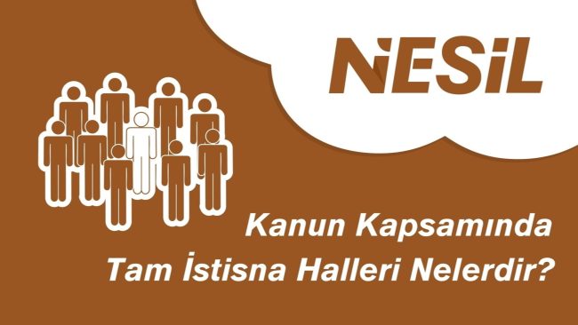 KVKK, kişisel verilerin korunması için tam istisna olarak, aile ilişkileri, istatistik, güvenlik, sanat ve hukuk alanlarında işlenmeyi düzenler.