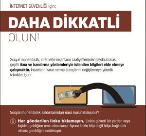 Sosyal Mühendislik İnternet Güvenliği Sosyal Mühendislik kvkk kapsamında dikkatli olun