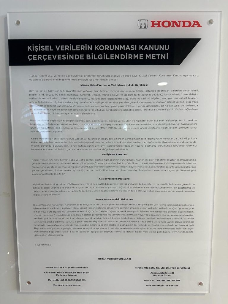 aydınlatma metni kvkk bilgilendirme metni