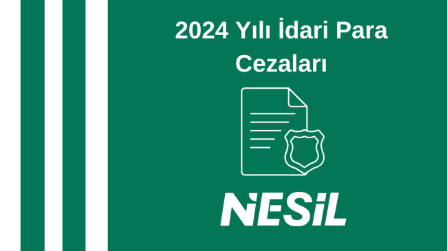 2024 Yılı İdari Para Cezaları