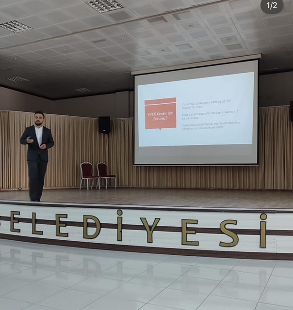 Ürgüp Belediyesi çalışanlarına Nesil Teknoloji tarafından düzenlenen KVKK farkındalık konferansı sunumu