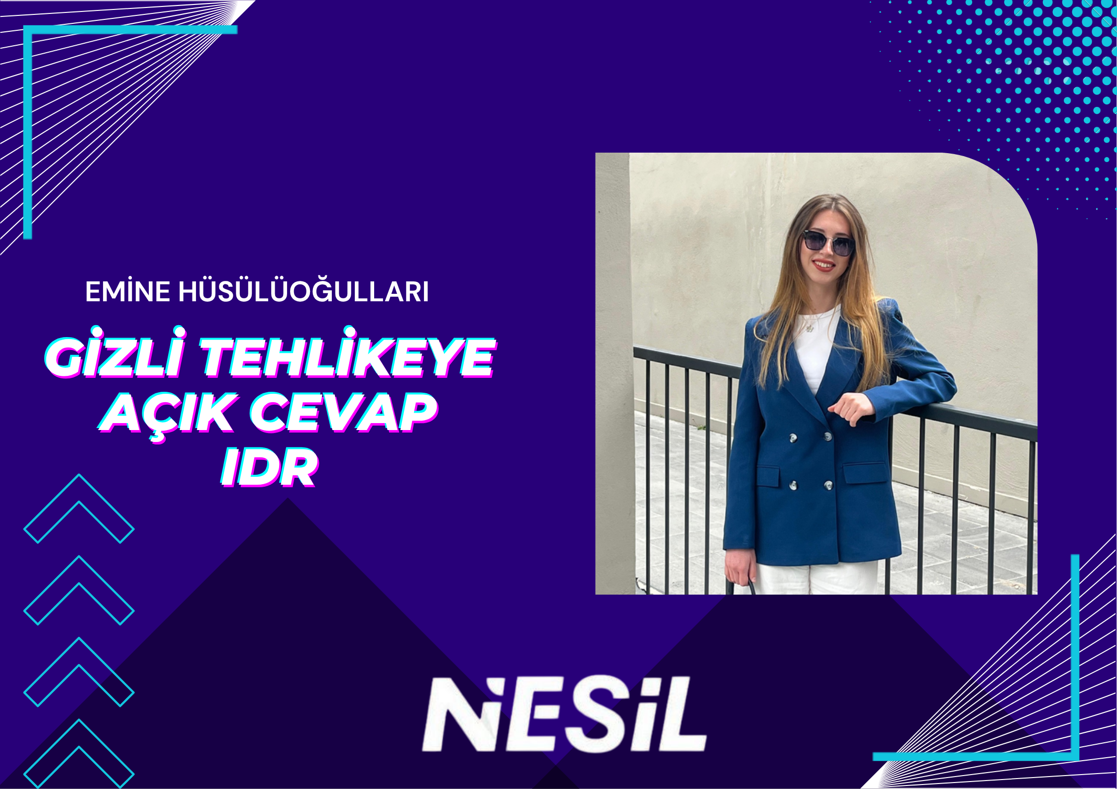 Karanlık bir ortamda parlayan bir ampul, gizli tehlikelere karşı bulunan açık bir cevabı ve aydınlanmayı sembolize ediyor.