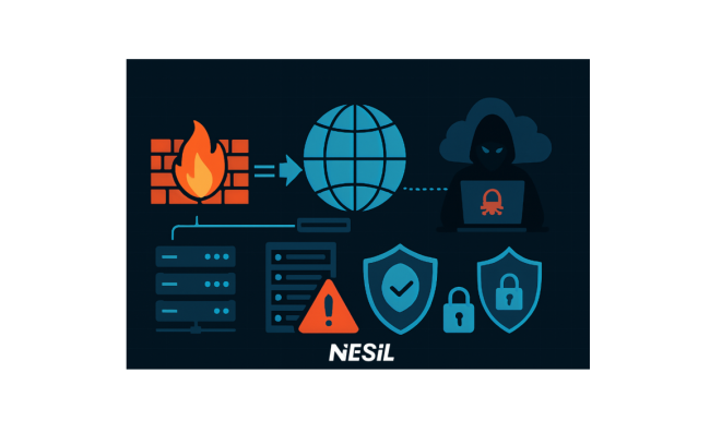 Bir etik hacker, dış ağ sızma testi (external pentest) gerçekleştirirken, bir şirketin ağ altyapısını gösteren diyagramları ve güvenlik açıklarını inceliyo