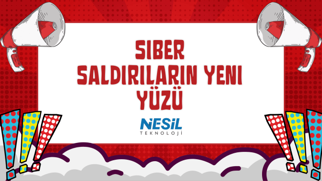 Açık mor ve beyaz ızgara desenli bir arka plan üzerine, el çizimi stilinde iki güvenlik kamerası (dome ve bullet tip) illüstrasyonu yer alıyor. Slaytın ortasında Sızma Testi Türleri ve Uygulama Senaryoları ana başlığı ve Şirketler İçin Doğru Test Nasıl Seçilir? alt başlığı bulunuyor. En altta NESİL TEKNOLOJİ logosu görülmektedir.