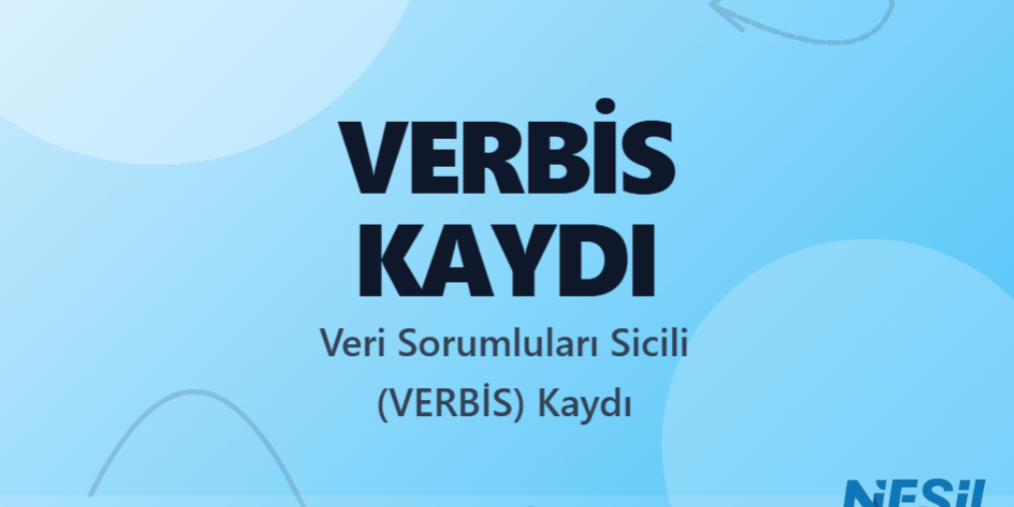 Veri Sorumluları Sicili (VERBİS) Kaydı KVKK uyumluluk süreci ve VERBİS (Veri Sorumluları Sicili) kayıt sistemini temsil eden teknik görsel.