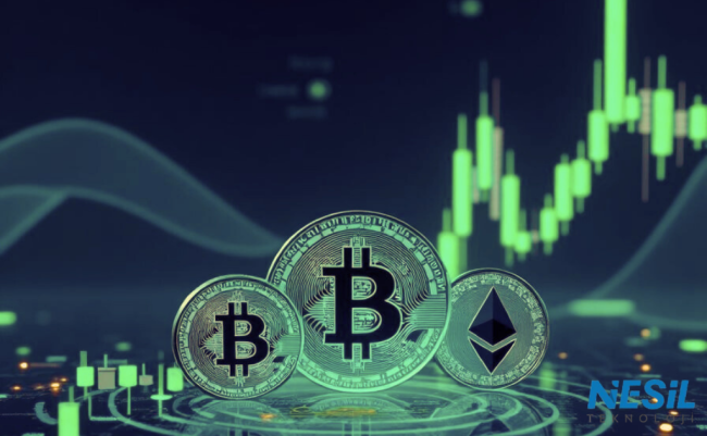 Kripto para ve blockchain güvenliğini temsil eden teknoloji